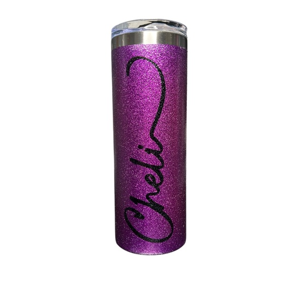 Personalized 20oz Glitter Sparkle Tumbler - Picture 10 of 12